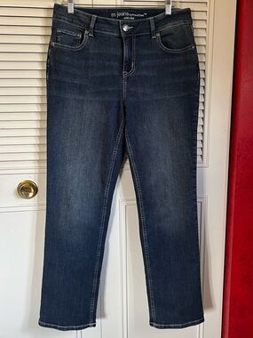 m jeans by Maurices Mid-Rise Dark Wash  Straight Leg Jeans Sz 12 Short